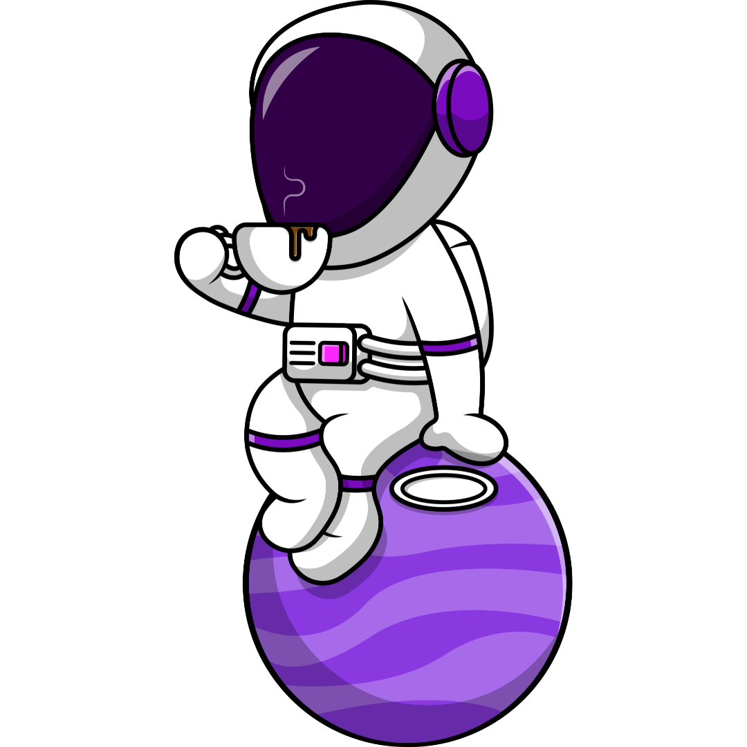 Astronaut on planet